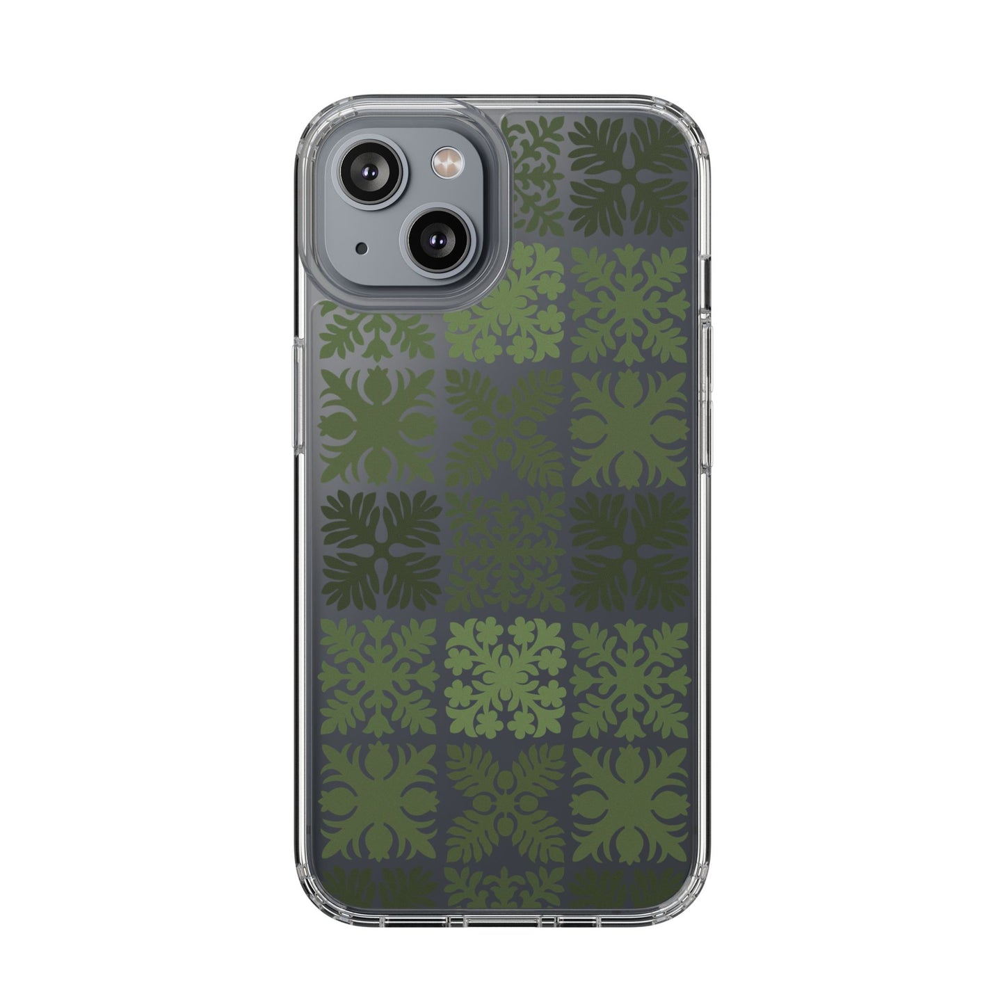 Clear Green Hawaiian Quilt Standard