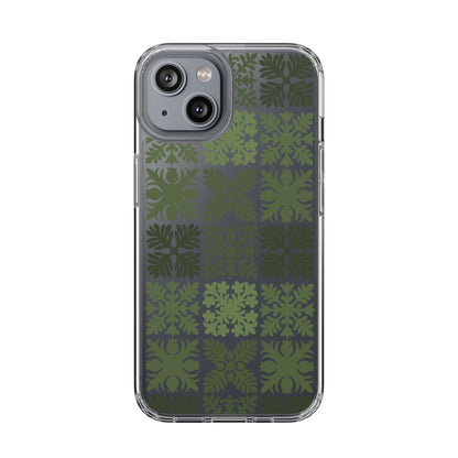 Clear Green Hawaiian Quilt Standard
