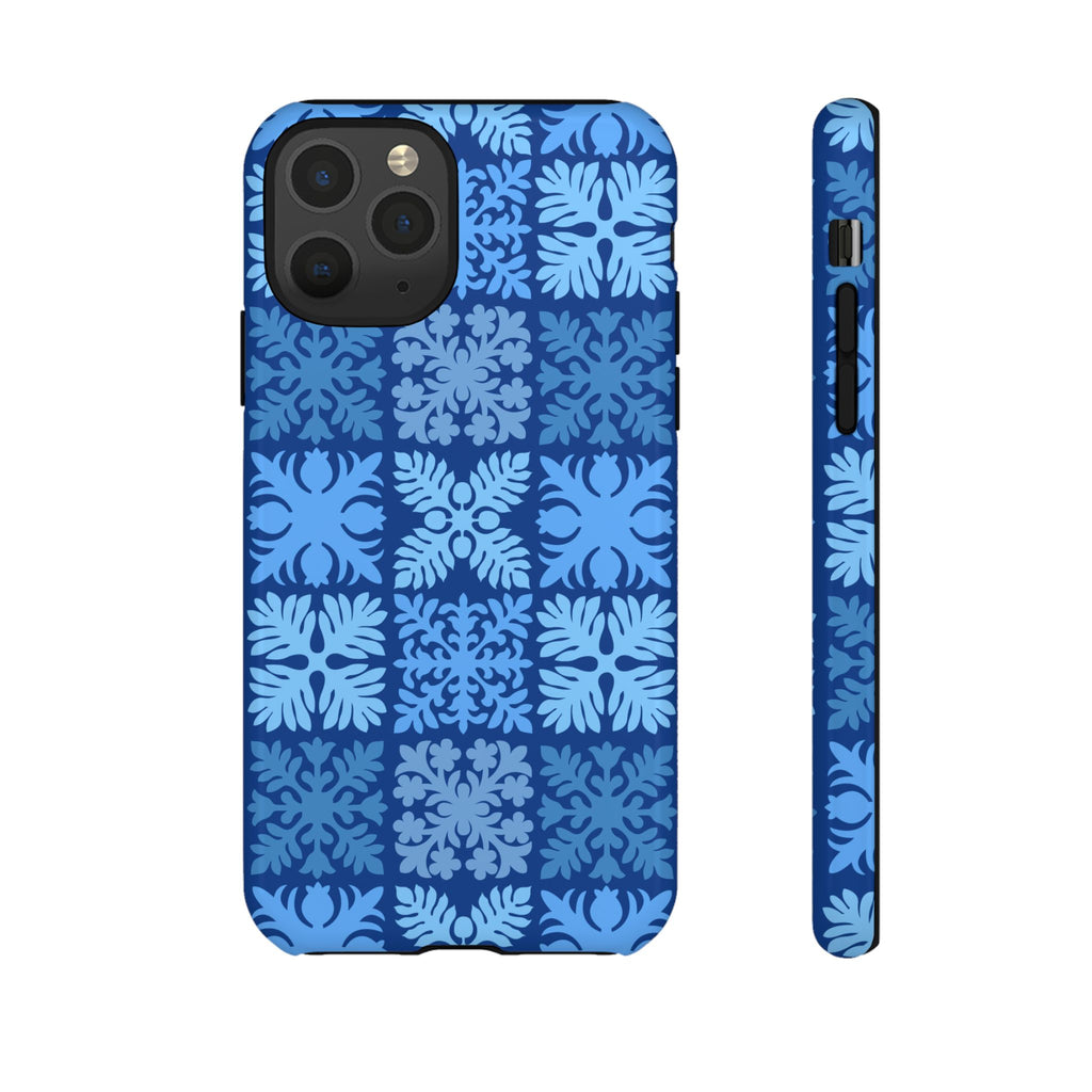 Blue Hawaiian Quilt Standard