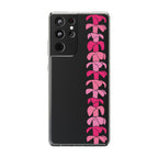 Clear Pink Puakenikeni Standard - Samsung Galaxy