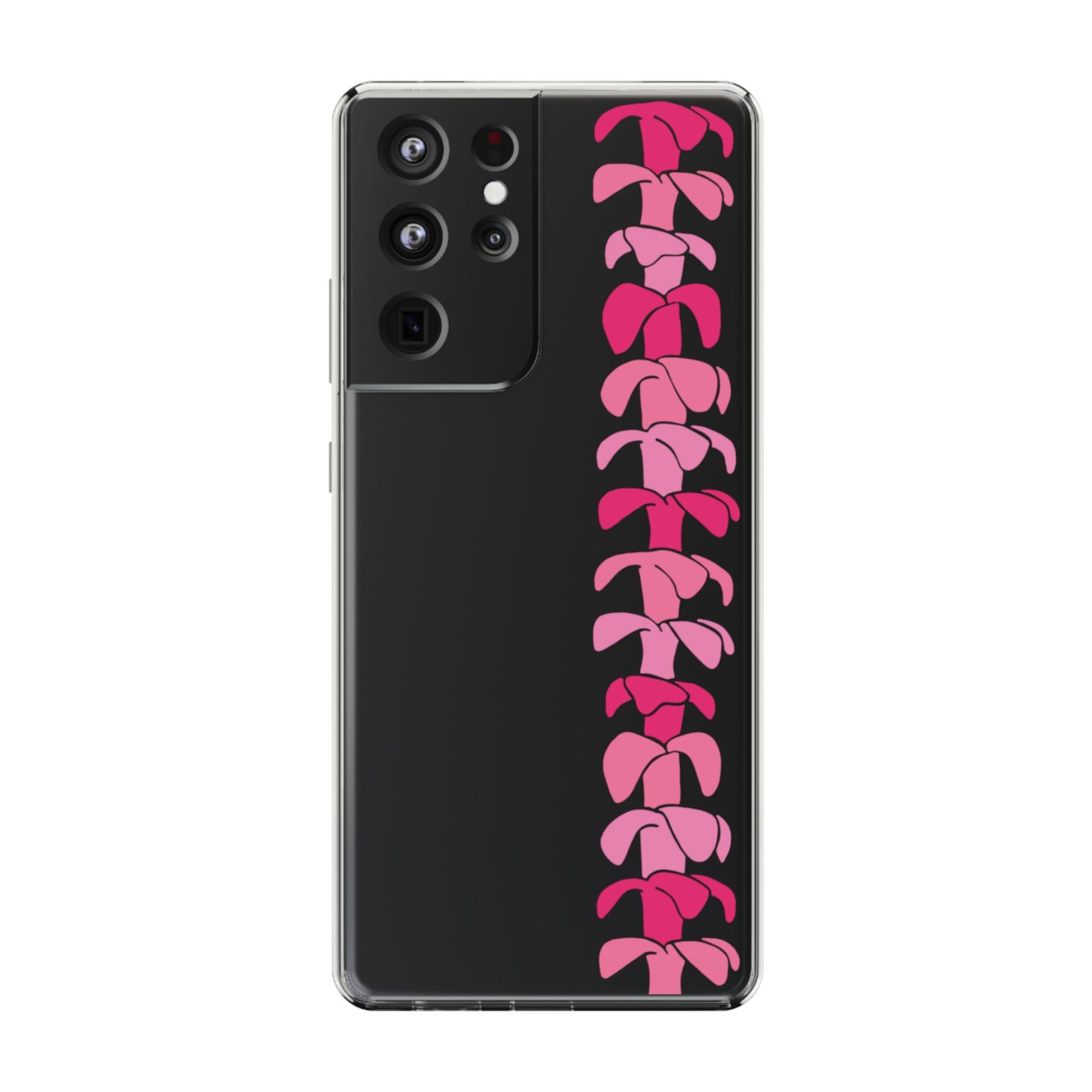 Clear Pink Puakenikeni Standard - Samsung Galaxy