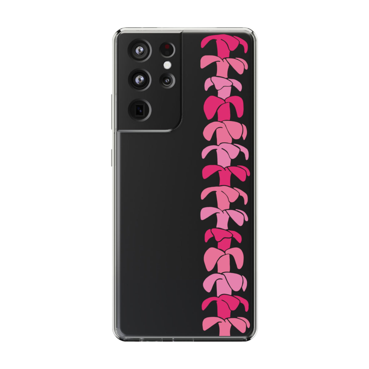 Clear Pink Puakenikeni Standard - Samsung Galaxy