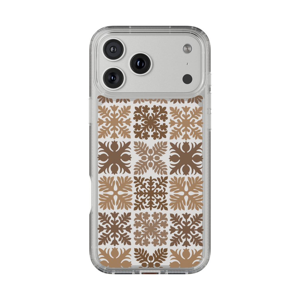 Clear Brown Hawaiian Quilt Standard