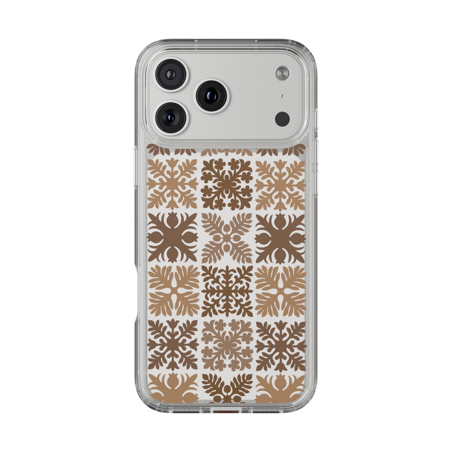Clear Brown Hawaiian Quilt Standard