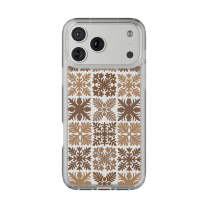 Clear Brown Hawaiian Quilt Standard