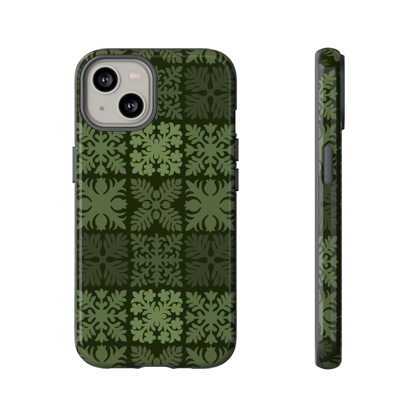 Green Hawaiian Quilt Standard
