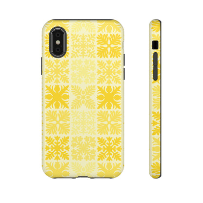 Yellow Hawaiian Quilt Standard