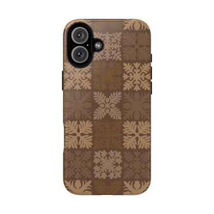 Brown Hawaiian Quilt Standard