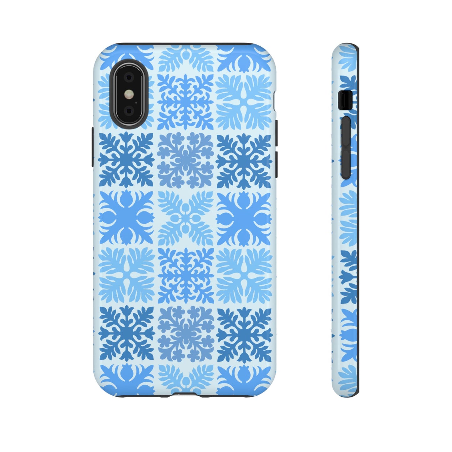 Light Blue Hawaiian Quilt Standard