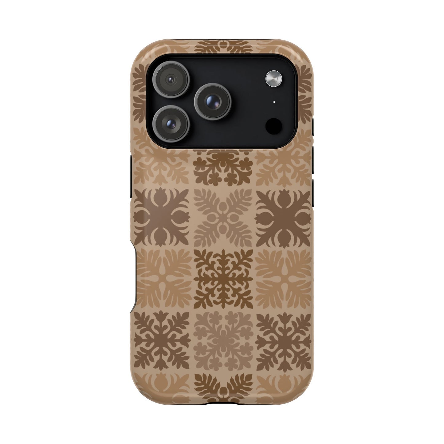 Light Brown Hawaiian Quilt MagSafe