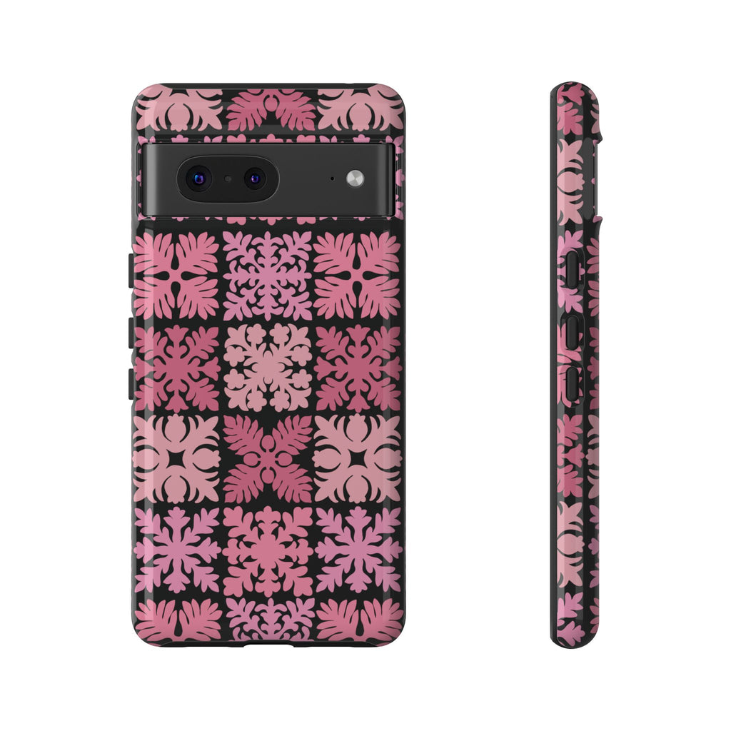Black Hawaiian Quilt Standard - Google Pixel