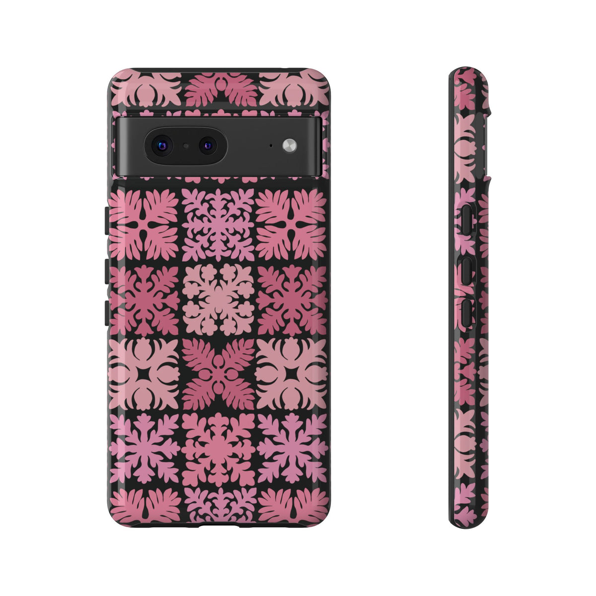 Black Hawaiian Quilt Standard - Google Pixel