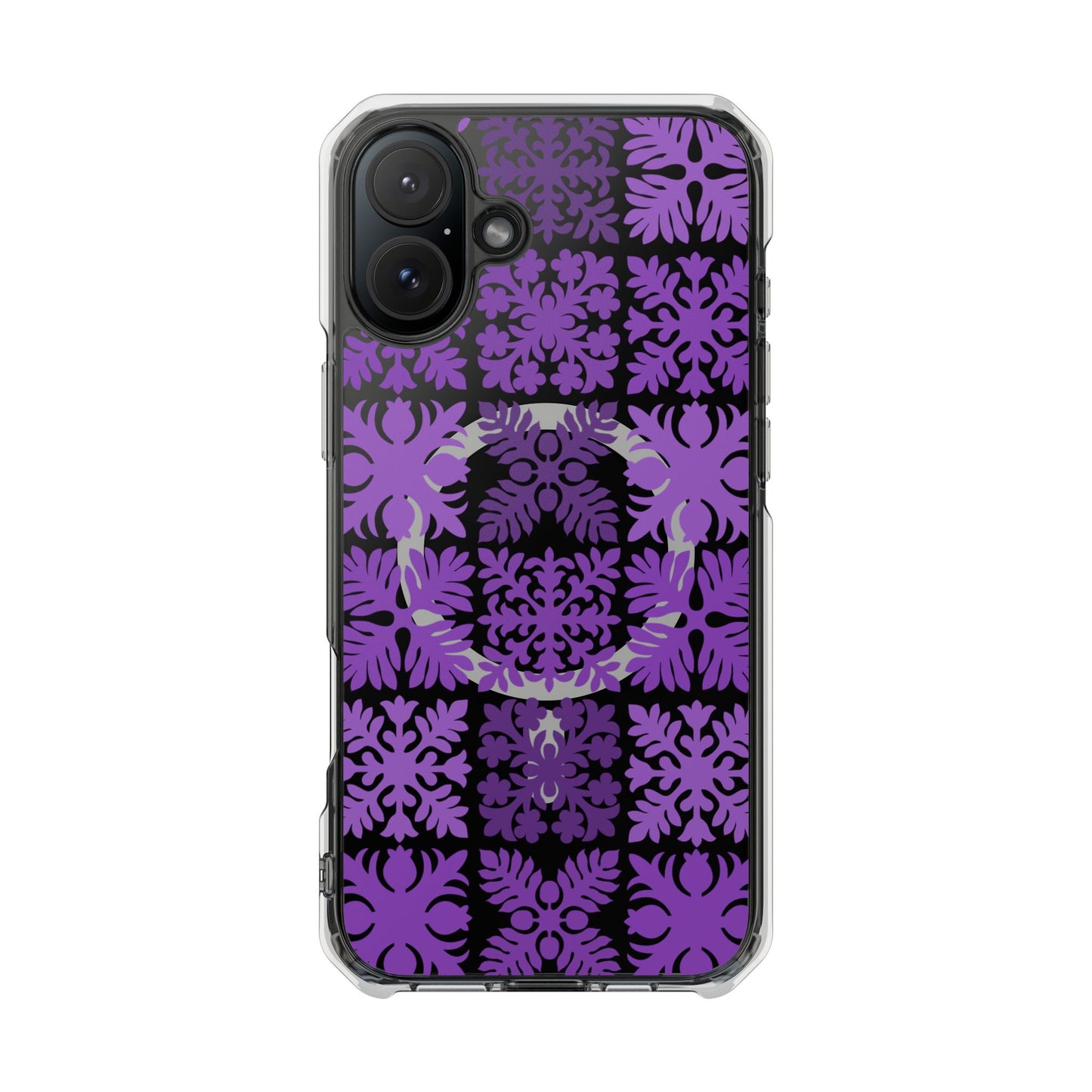 Clear Purple Hawaiian Quilt MagSafe