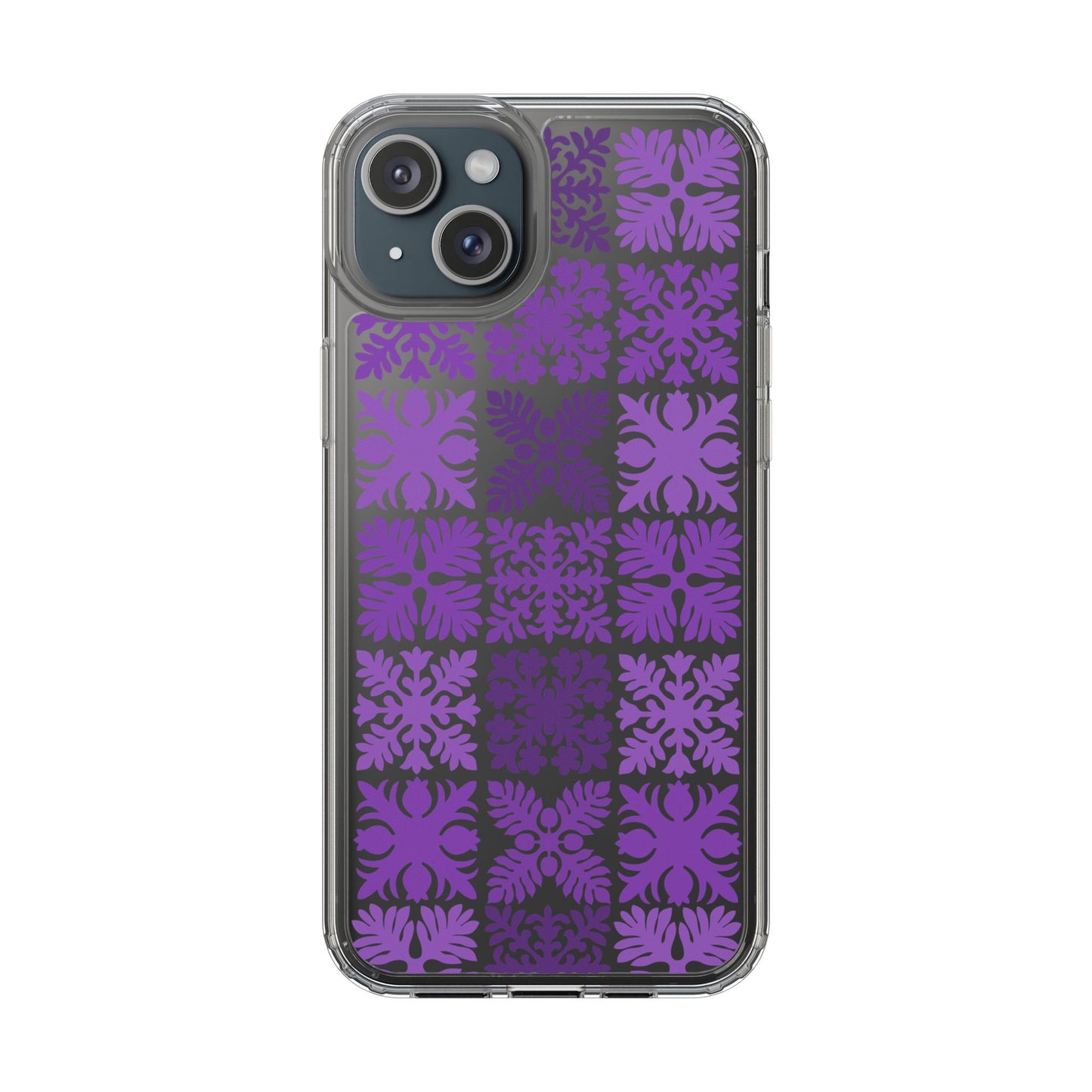 Clear Purple Hawaiian Quilt Standard