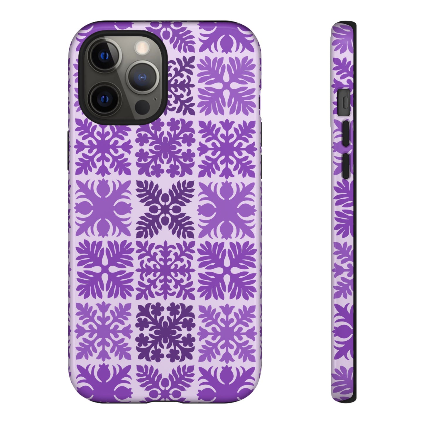 Light Purple Hawaiian Quilt Standard