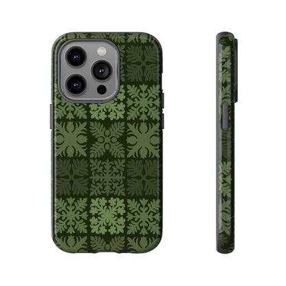 Green Hawaiian Quilt Standard