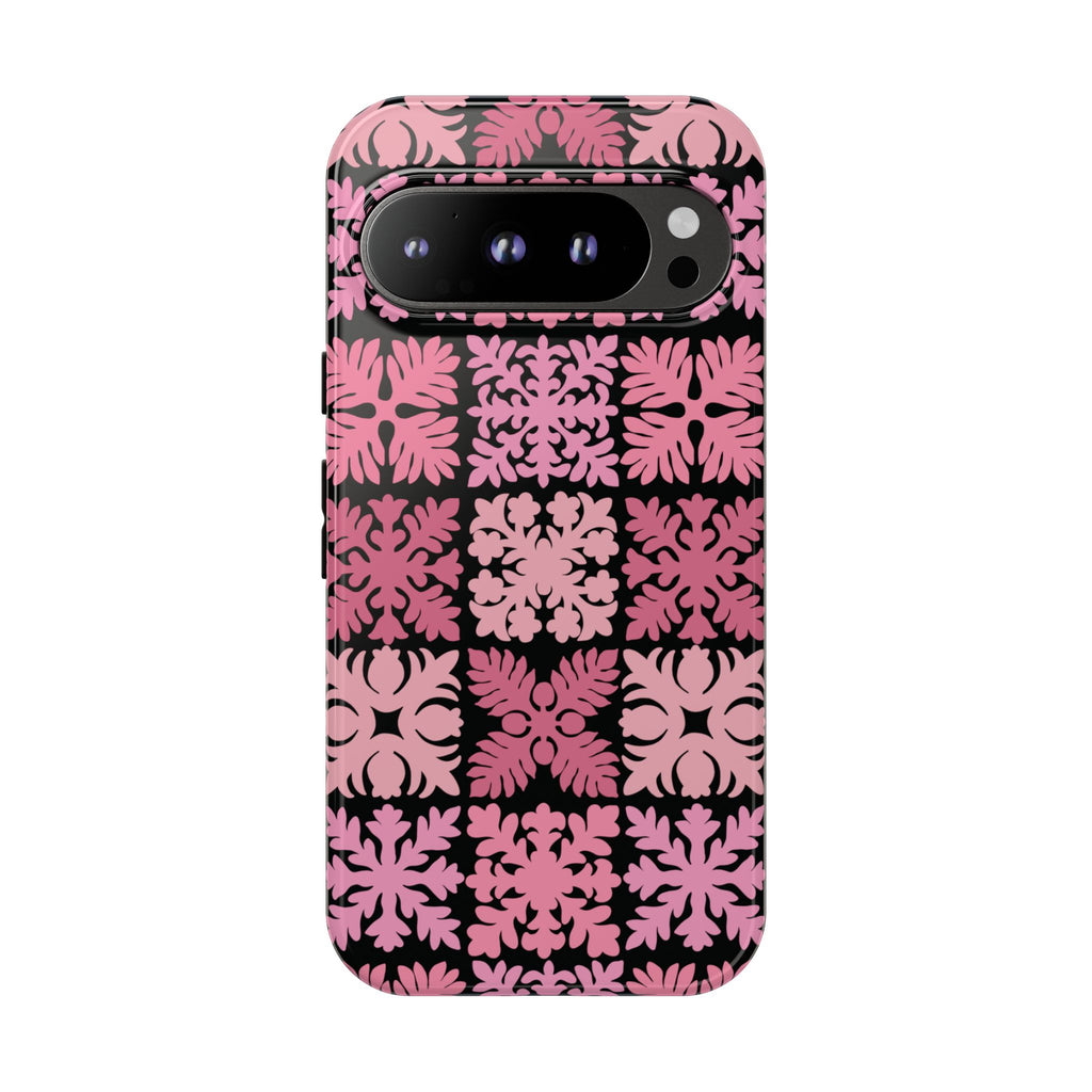 Black Hawaiian Quilt Standard - Google Pixel