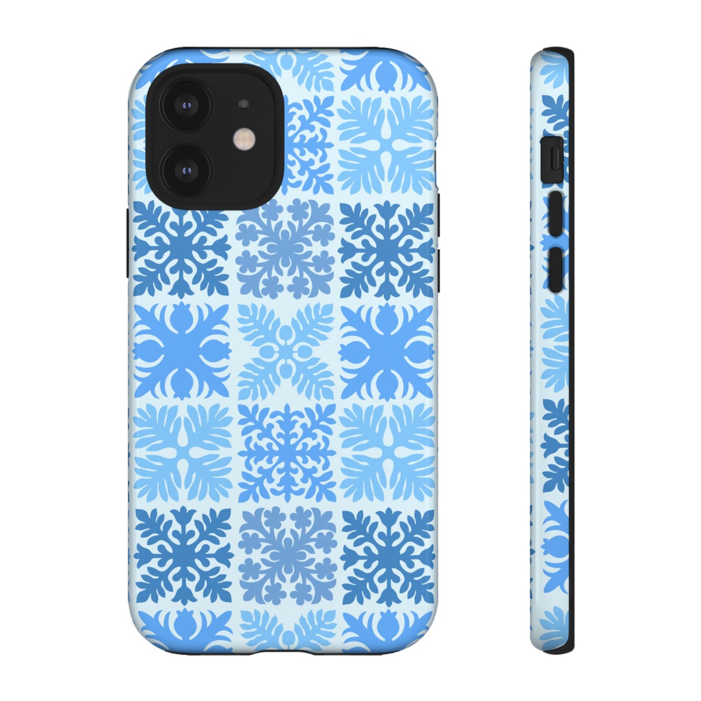 Light Blue Hawaiian Quilt Standard