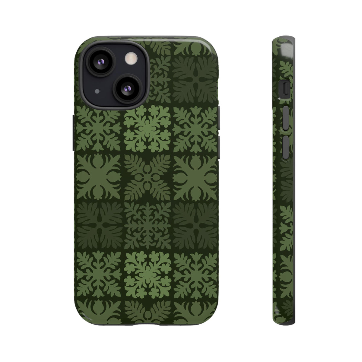 Green Hawaiian Quilt Standard