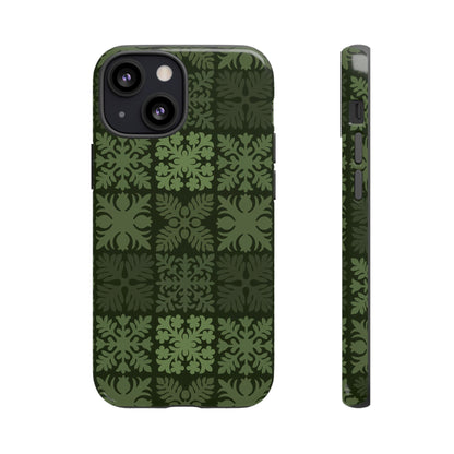 Green Hawaiian Quilt Standard