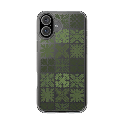 Clear Green Hawaiian Quilt Standard