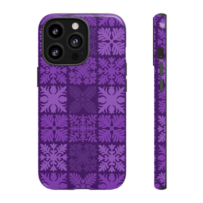 Purple Hawaiian Quilt Standard