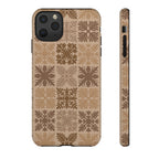 Light Brown Hawaiian Quilt Standard