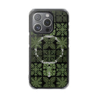 Clear Green Hawaiian Quilt MagSafe