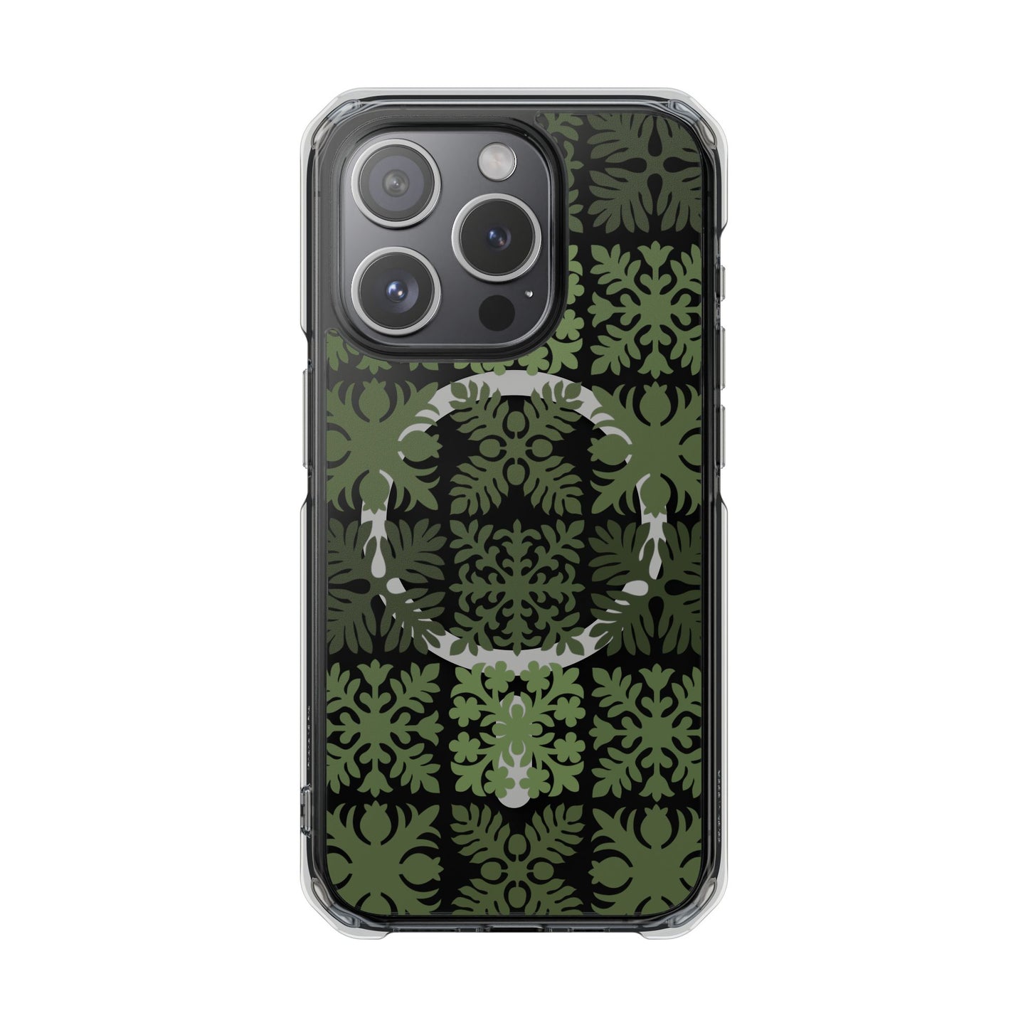 Clear Green Hawaiian Quilt MagSafe