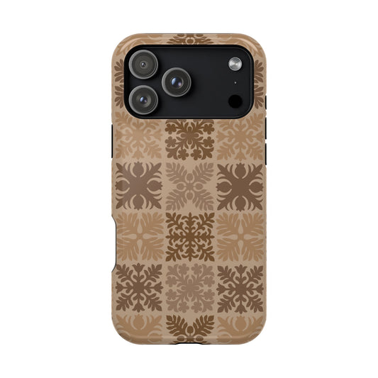 Light Brown Hawaiian Quilt MagSafe