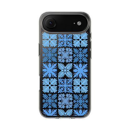 Clear Blue Hawaiian Quilt Standard