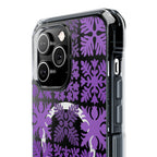 Clear Purple Hawaiian Quilt MagSafe