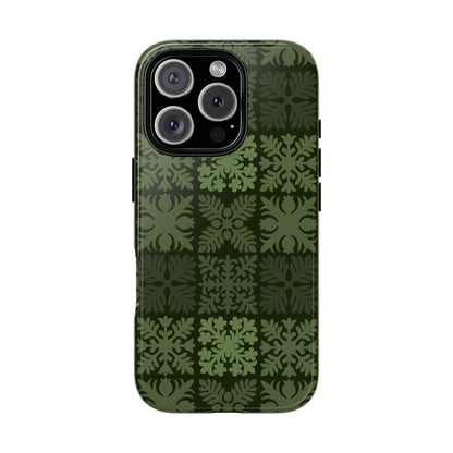 Green Hawaiian Quilt Standard