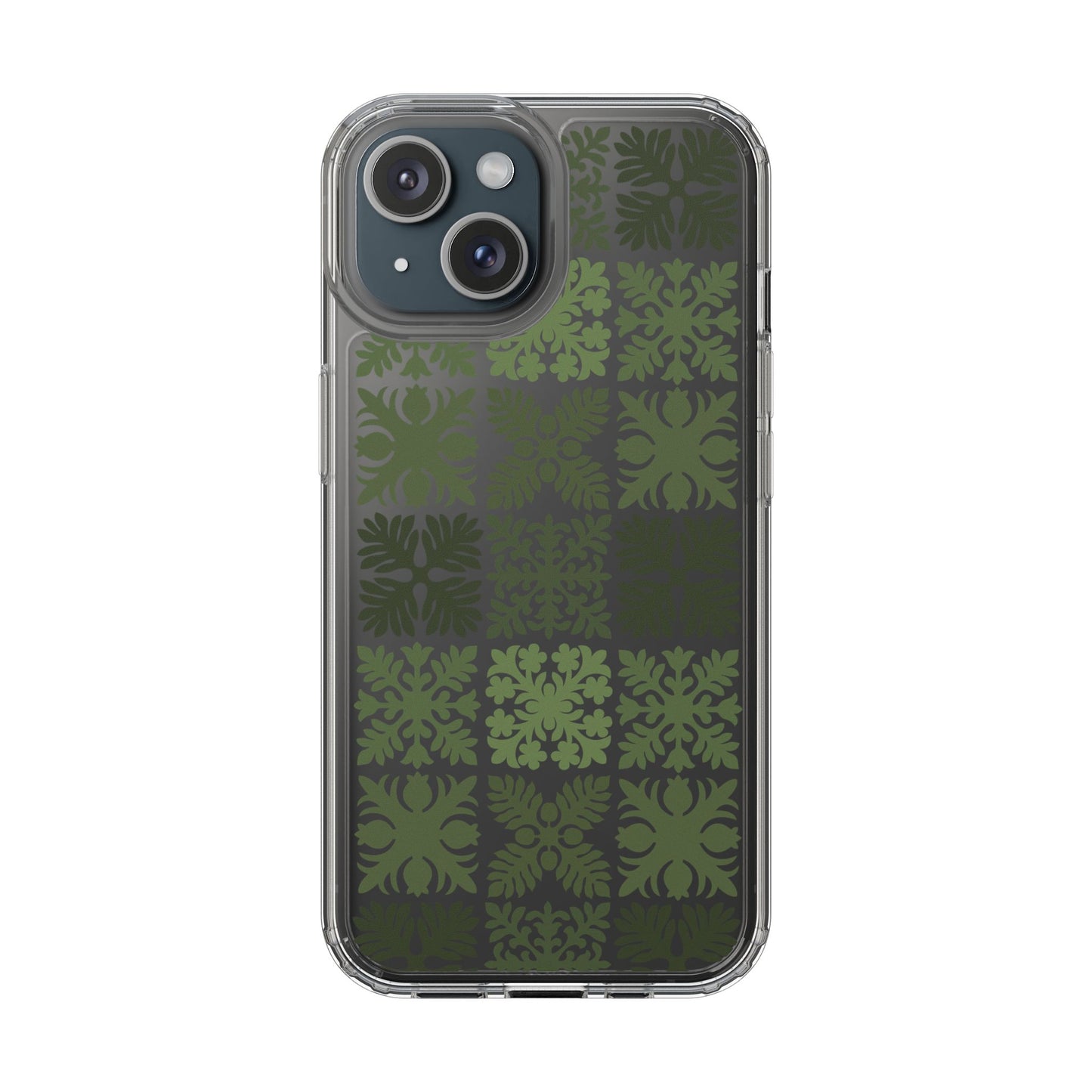 Clear Green Hawaiian Quilt Standard