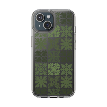 Clear Green Hawaiian Quilt Standard