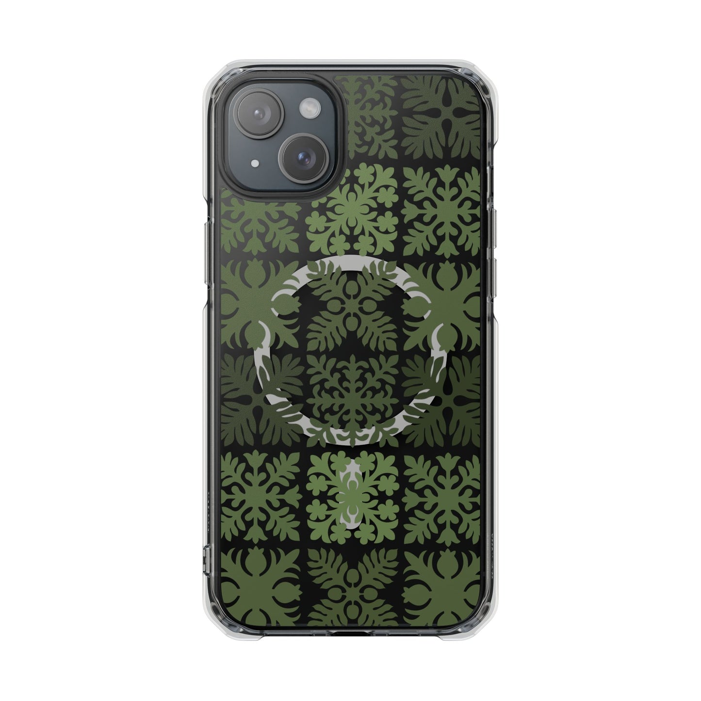 Clear Green Hawaiian Quilt MagSafe