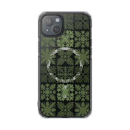 Clear Green Hawaiian Quilt MagSafe