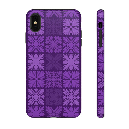 Purple Hawaiian Quilt Standard