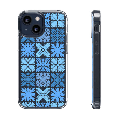Clear Blue Hawaiian Quilt Standard