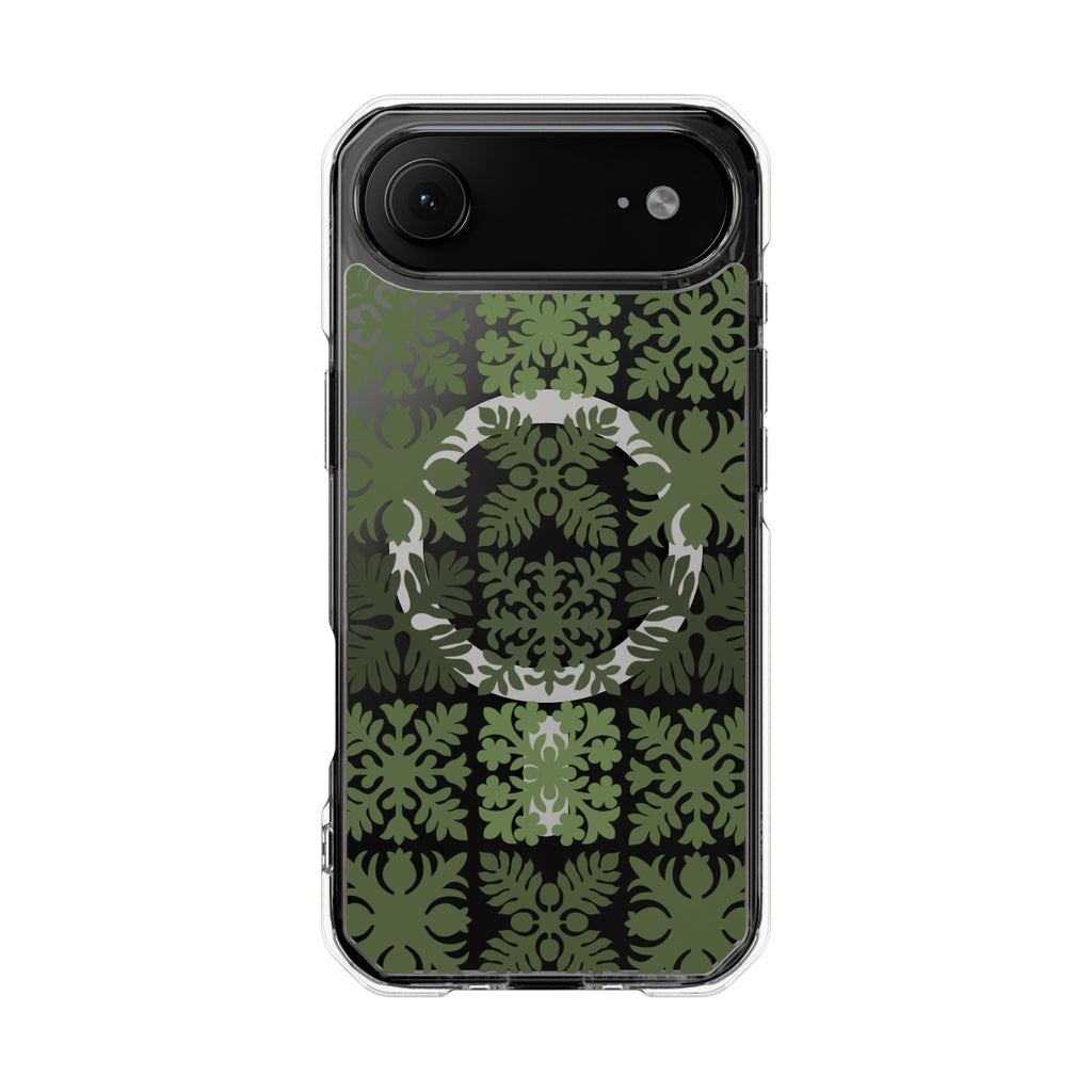 Clear Green Hawaiian Quilt MagSafe