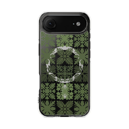 Clear Green Hawaiian Quilt MagSafe