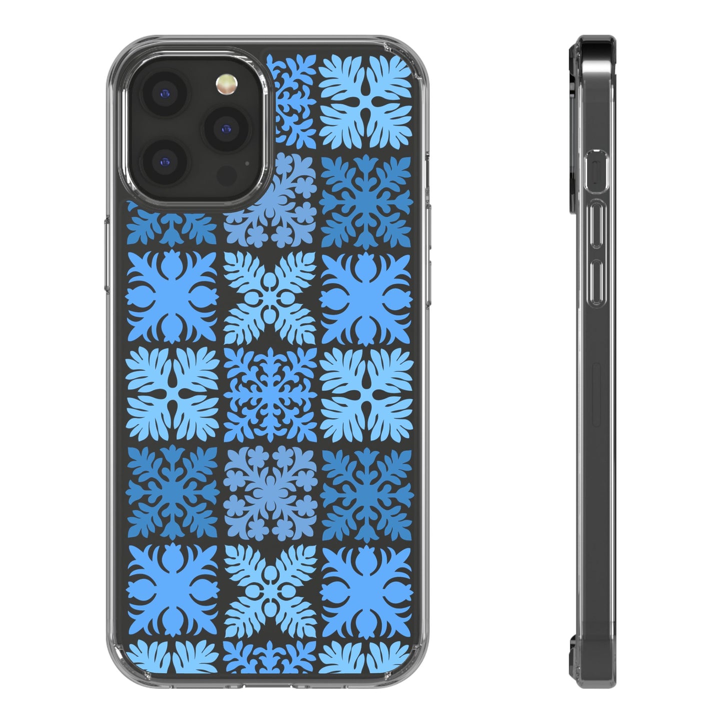 Clear Blue Hawaiian Quilt Standard