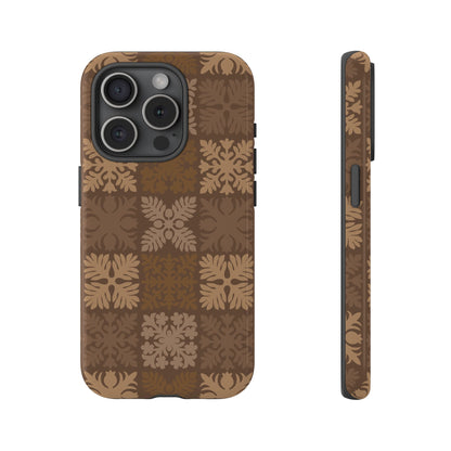 Brown Hawaiian Quilt Standard