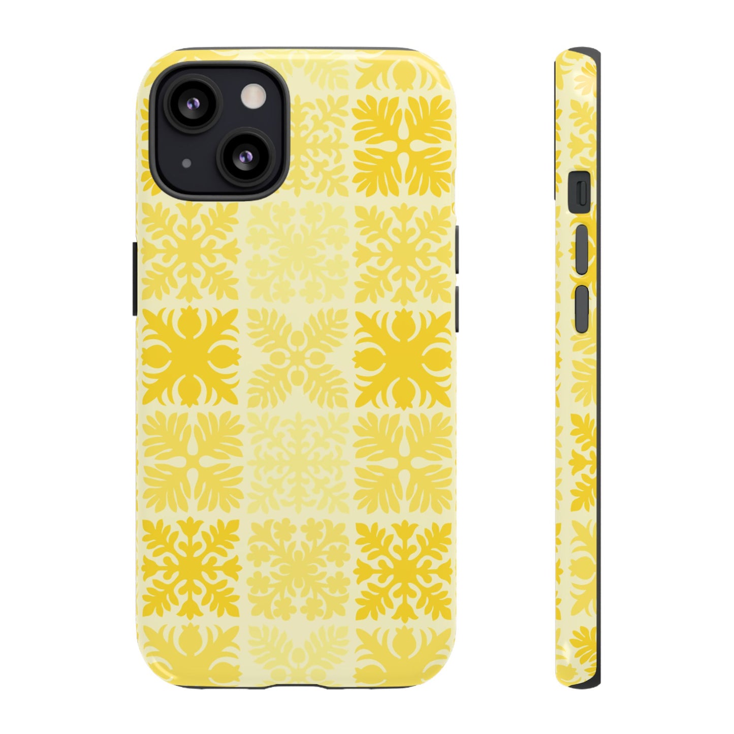 Yellow Hawaiian Quilt Standard