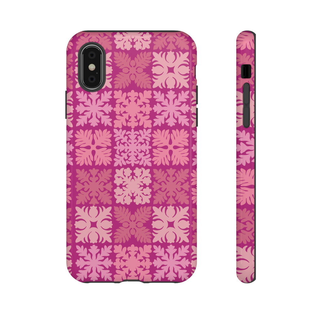 Pink Hawaiian Quilt Standard