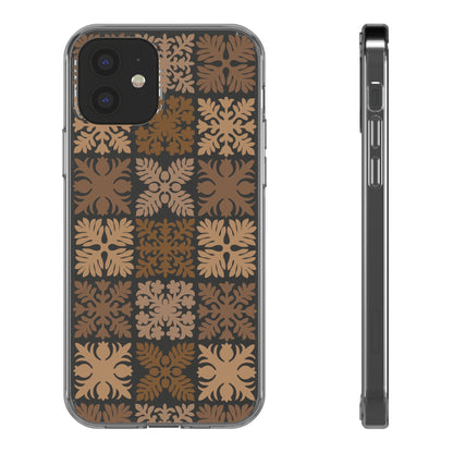 Clear Brown Hawaiian Quilt Standard