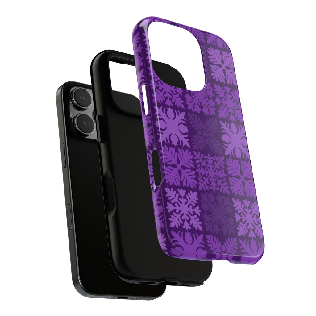Purple Hawaiian Quilt Standard