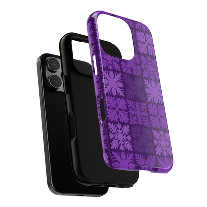 Purple Hawaiian Quilt Standard