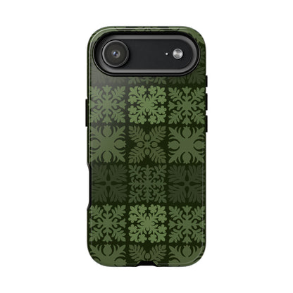 Green Hawaiian Quilt Standard