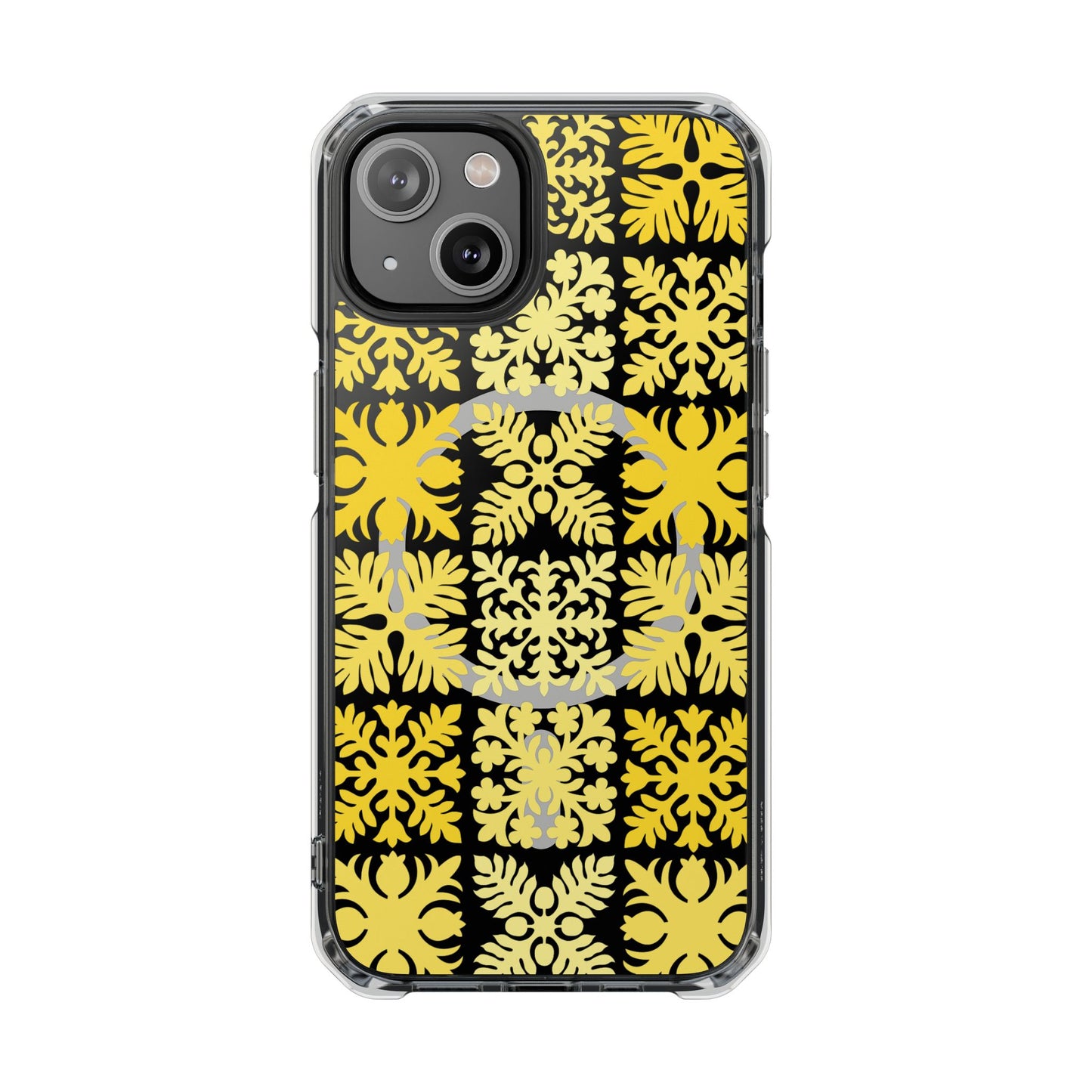 Clear Yellow Hawaiian Quilt MagSafe